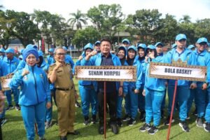 Herman Deru Motivasi Semangat 138 Kontingen Pornas Korpri Sumsel yang Akan Berlaga di Kota Semarang   
