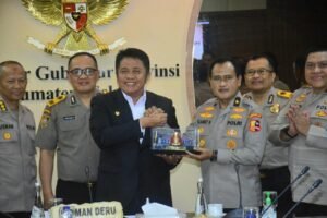 Herman Deru Terima Kunjungan Peserta Didik Sespimti Polri Dikreg Ke-32