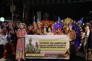 Karnaval Palembang Curi Perhatian di Apeksi 2023 Makassar