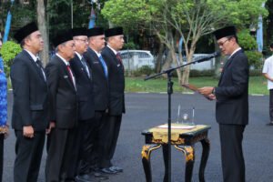 Walikota Palembang Harnojoyo Lantik PPPK Kesehatan dan Penghargaan BKN Awards Kota Palembang 2023