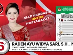 Raden Ayu Widya Sari, Advokat Muda, Maju Caleg DPRD Kota Palembang Untuk Perjuangkan Perempuan dan Anak