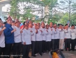 Calon Walikota dan Wakil Walikota Palembang Yudha-Bahar Resmi Deklarasikan Diri