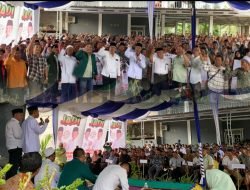 Pasangan JADI Lantik 500 Relawan di Air Sugihan, Targetkan Kemenangan 70 Persen