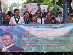 Dukung dan Apresiasi Kinerja Bahlil Lahadalia, Aliansi Kader HMI Jakarta Lakukan Aksi Demo di Kantor Kementerian ESDM